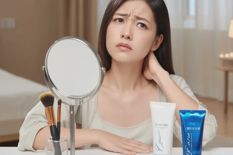 女生脖子上容易长湿疹可以治愈吗(图1)