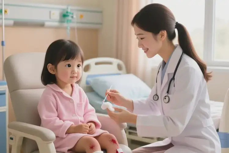 儿童大腿长湿疹能治好吗(图4)