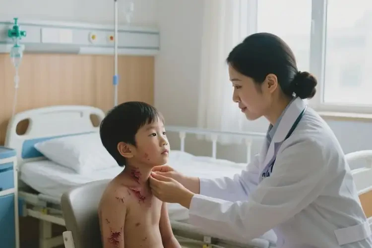 孩子脖子偶尔长湿疹能治好吗(图3)