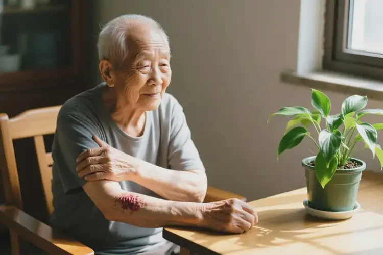 老人手臂经常长湿疹能治好吗(图2)