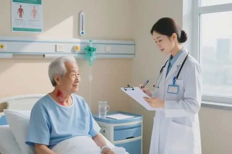 老年人脖子上经常起湿疹能治好吗(图1)