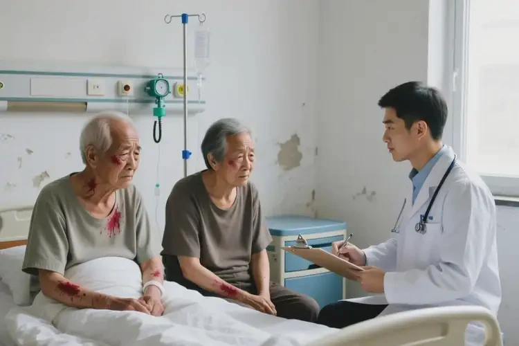 老年人面部长湿疹能治好吗(图1)