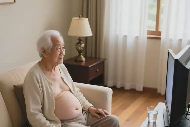 老人肚子上起湿疹能彻底自愈吗(图1)