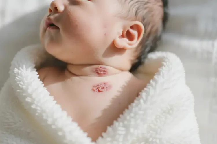 婴幼儿脖子上起湿疹能治好吗(图2)