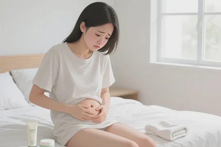 女生肚子经常起湿疹可以治愈吗(图1)