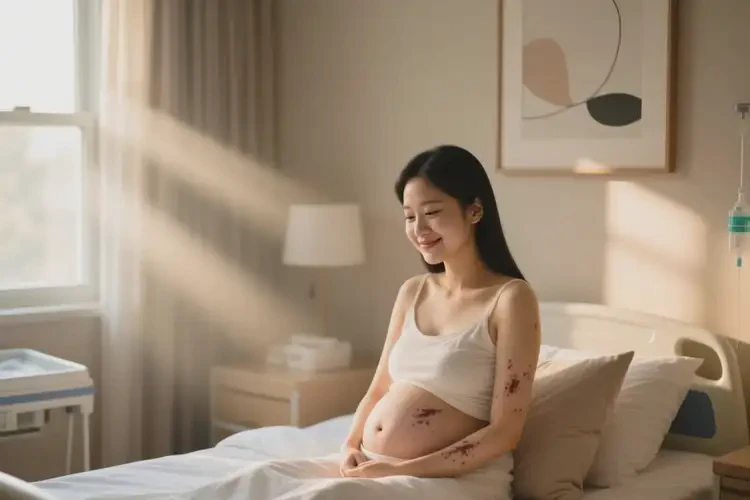 产妇全身出湿疹能靠自己自愈吗(图3)