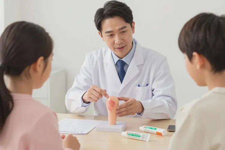 小孩大腿上出现湿疹可以治愈吗(图2)