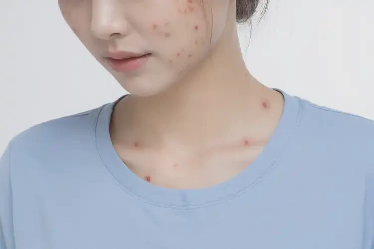 女生脖子偶尔起湿疹可以彻底自愈吗(图2)