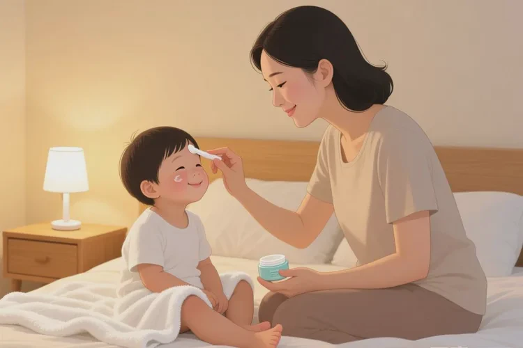 孩子大腿长湿疹可以治愈吗(图1)