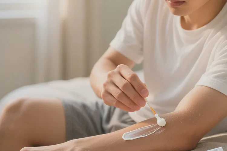 男性手臂容易长湿疹可以治愈吗(图2)