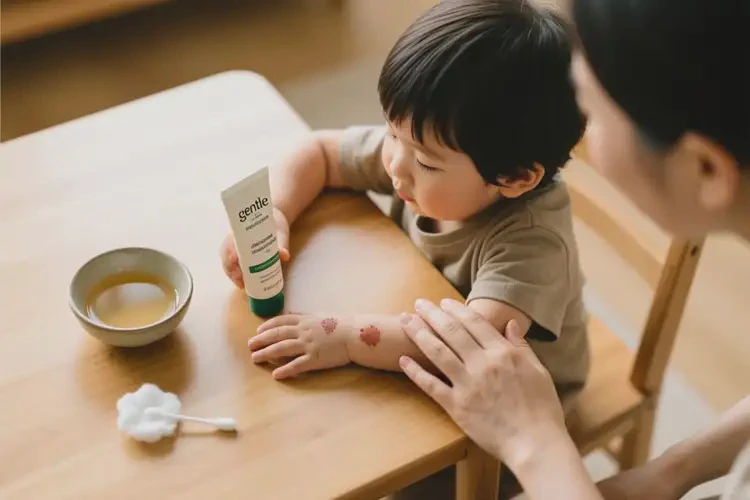 孩子手上偶尔长湿疹能治好吗(图3)