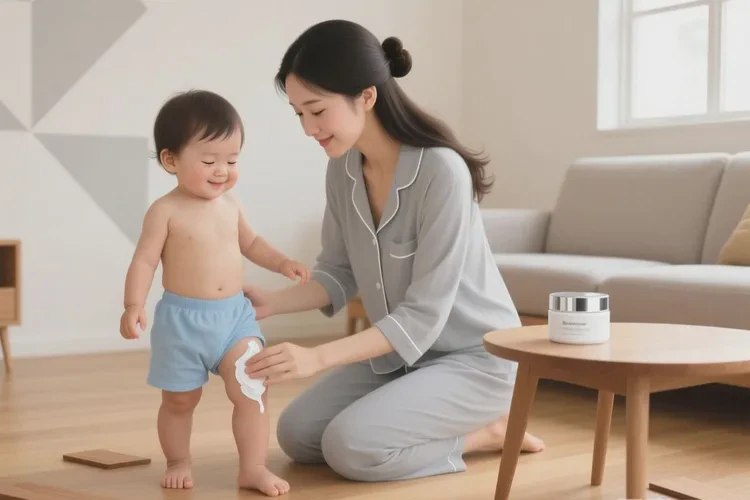 孩子大腿起湿疹可以治愈吗(图1)