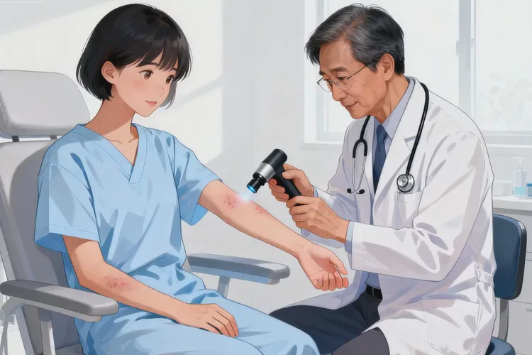 女人手臂上容易长湿疹能靠自己自愈吗(图2)