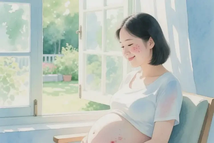 孕妇脸上容易起湿疹能治好吗(图2)