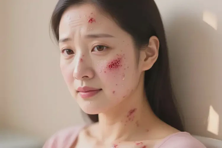 孕妇脸上经常长湿疹可不可以彻底自愈(图1)