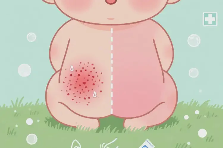 宝宝屁股上有湿疹能治好吗(图2)