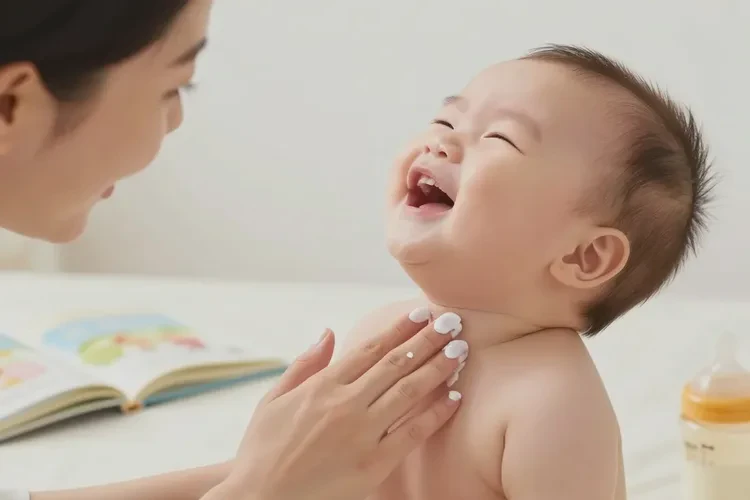 婴幼儿脖子上长湿疹可以治愈吗(图2)