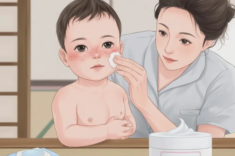 小儿面部偶尔起湿疹能治愈吗(图1)