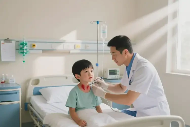 孩子脖子偶尔长湿疹能治好吗(图1)