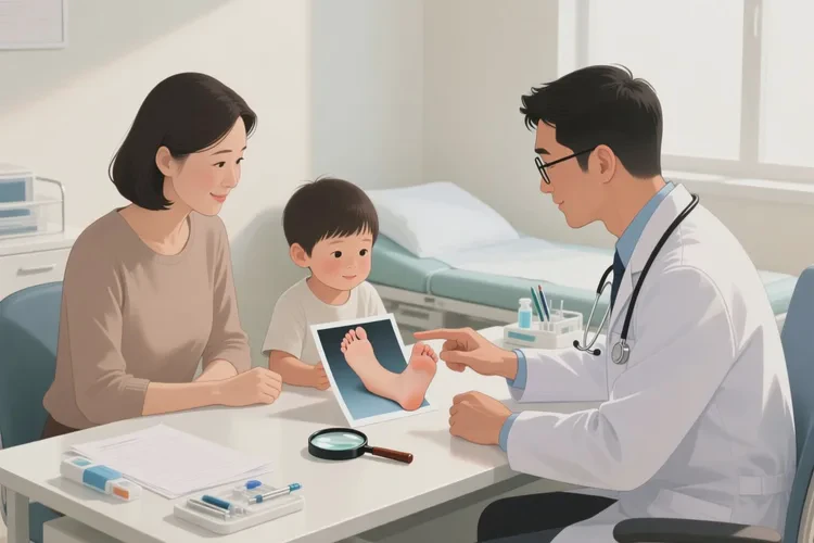 孩子脚上出现湿疹可以治愈吗(图1)