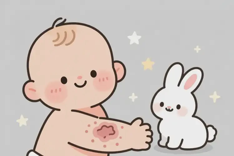 小儿手臂容易起湿疹能治好吗(图1)