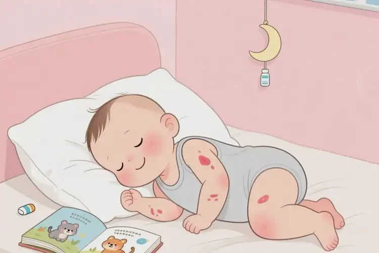 婴幼儿手臂上偶尔起湿疹能治好吗(图1)