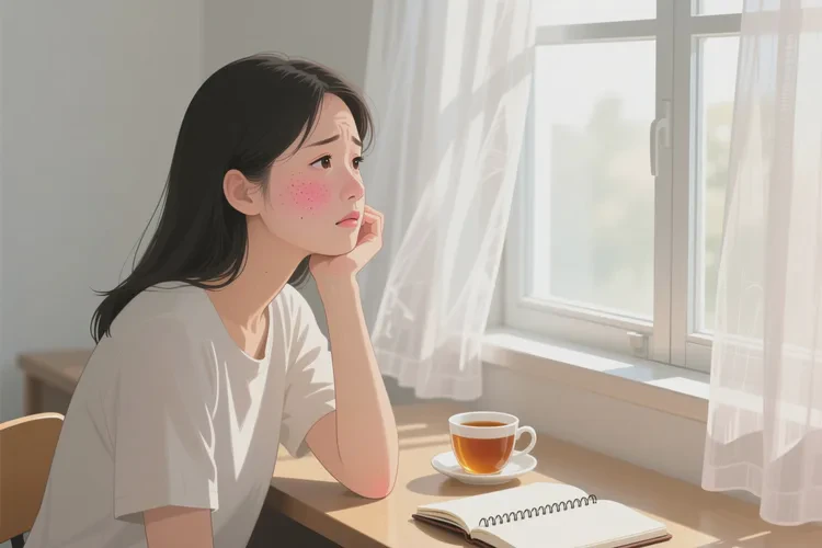 女性面部偶尔起湿疹可以治愈吗(图3)