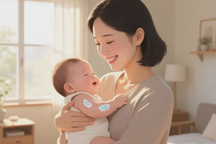 婴幼儿手臂有湿疹可以治愈吗(图1)