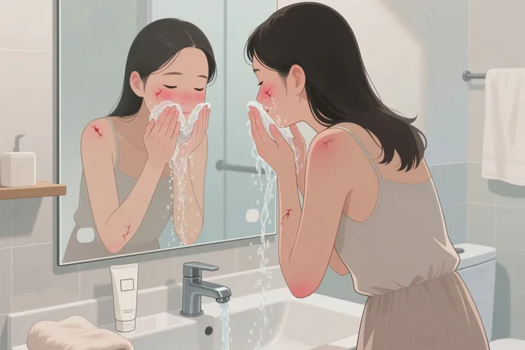 女性面部容易长湿疹能治愈吗(图3)