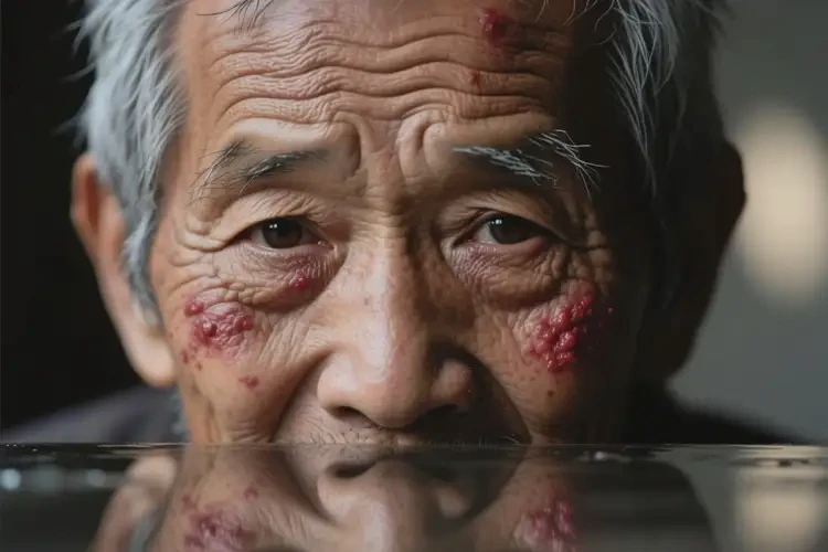 老年人脸上有湿疹能治好吗(图1)