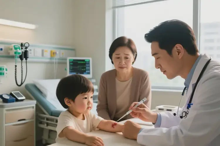 孩子手臂长湿疹能治好吗(图2)