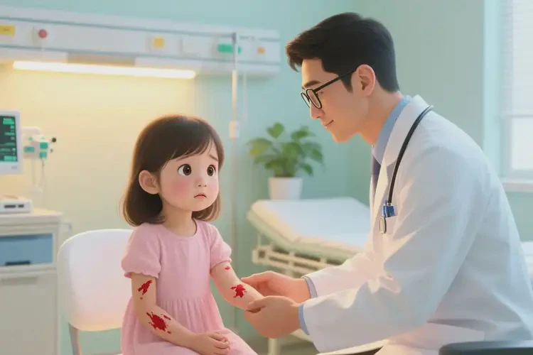 少儿手臂上长湿疹能治好吗(图1)