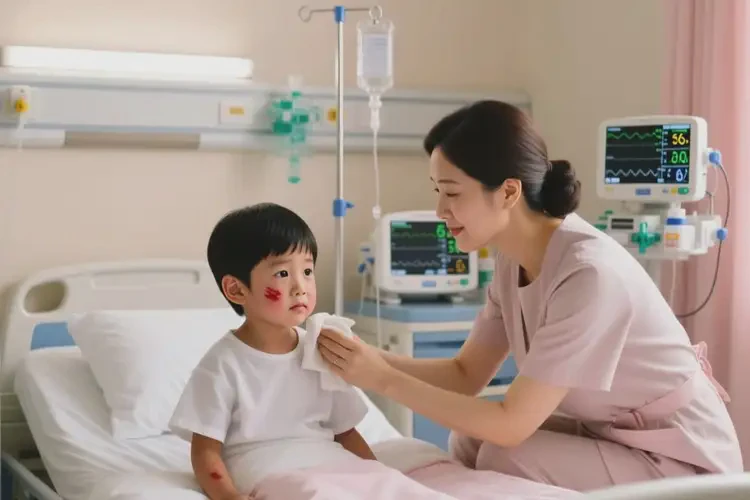 孩子四肢有湿疹能治好吗(图3)