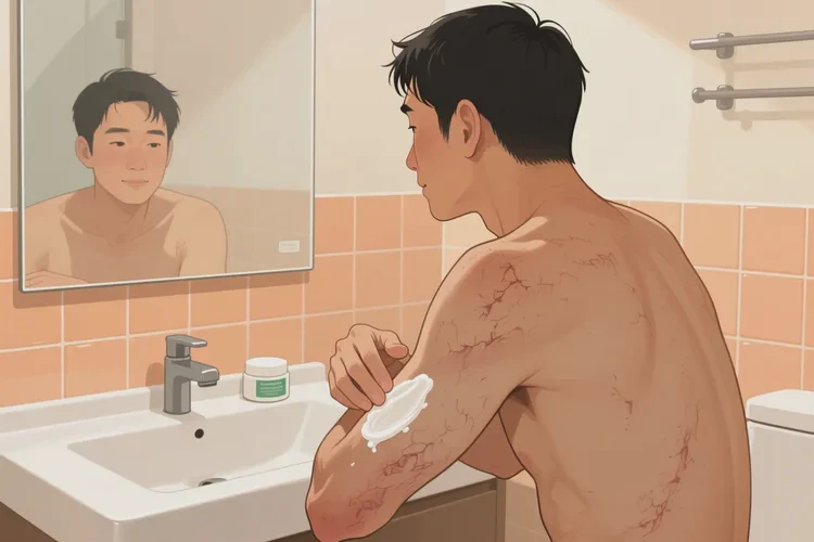 男性四肢长湿疹能治愈吗(图1)