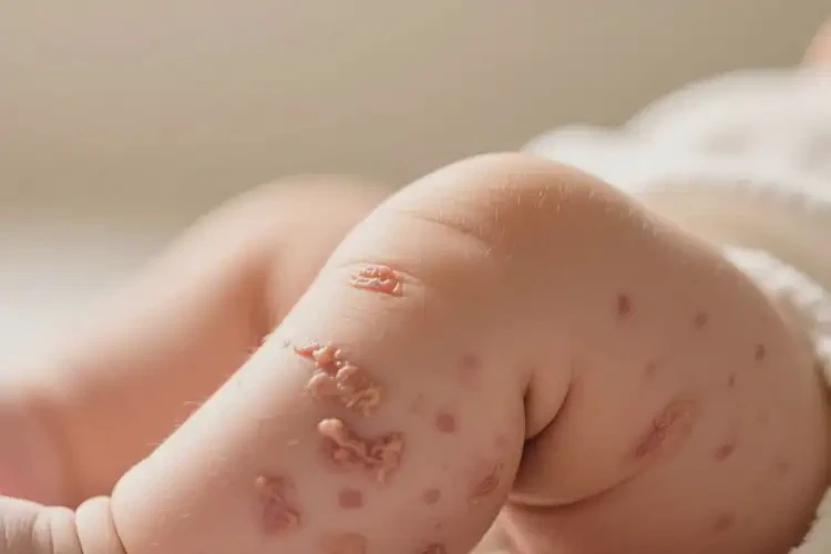 婴儿大腿有湿疹能治好吗(图3)