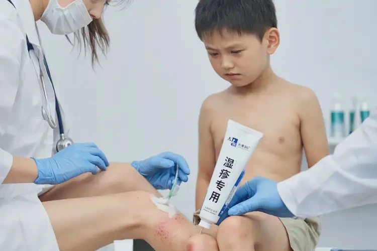 少儿大腿偶尔起湿疹能治好吗(图4)
