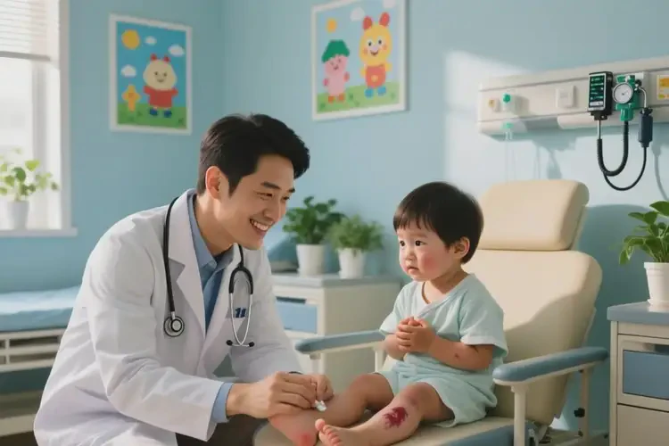 少儿脚上起湿疹能治好吗(图1)