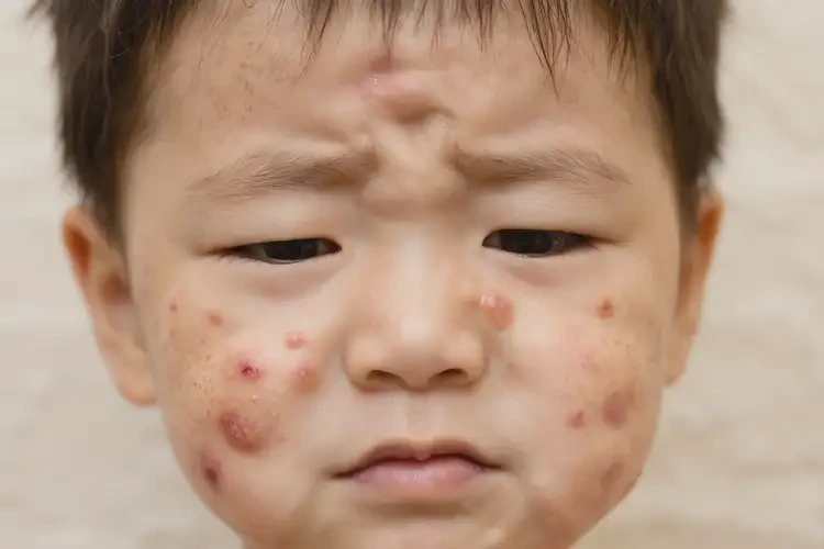 小学生脸上起湿疹不管它会自己好吗(图3)
