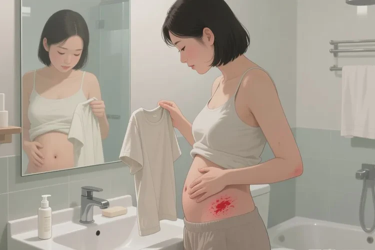 女人肚子偶尔起湿疹能靠自己自愈吗(图1)