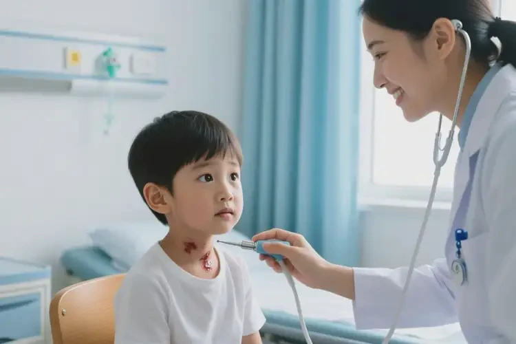 小孩脖子有湿疹能治好吗(图3)