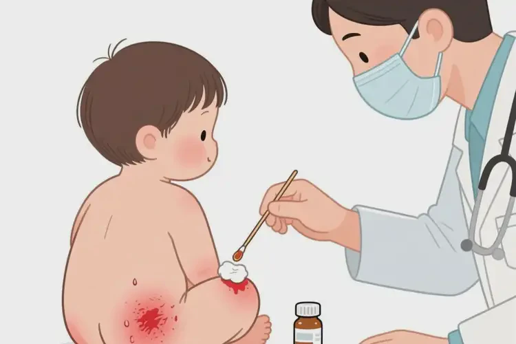 小孩屁股上出湿疹能治好吗(图1)