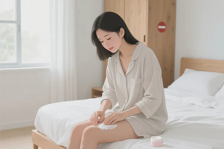 女性大腿上经常长湿疹可以治愈吗(图1)