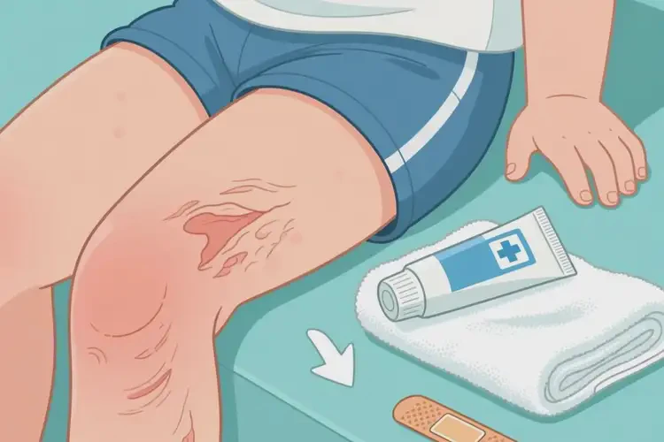 小孩大腿上经常起湿疹能治好吗(图1)