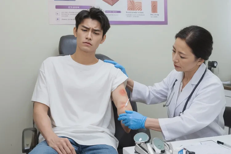 男生手臂容易起湿疹能治愈吗(图3)