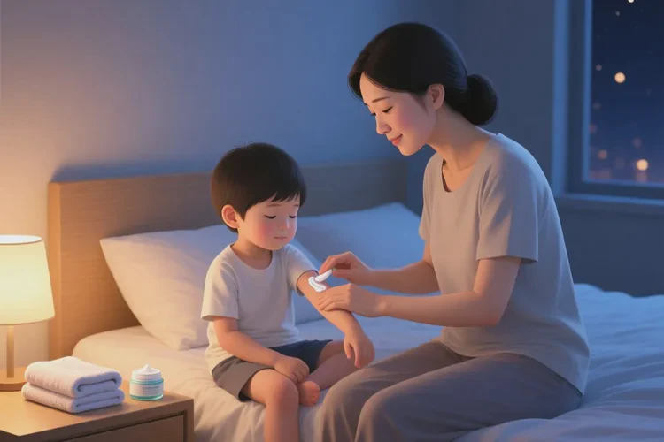 孩子手臂长湿疹可以治愈吗(图1)