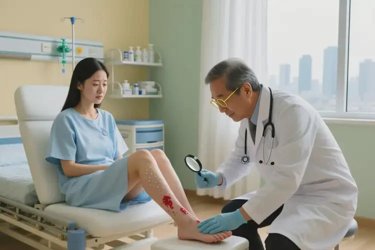 女性脚上起湿疹能治好吗(图1)