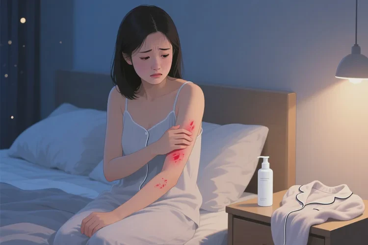 女生身上起湿疹可以治愈吗(图1)