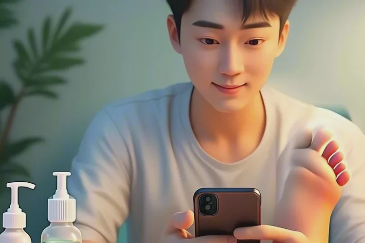 男生脚上偶尔长湿疹可以治愈吗(图1)