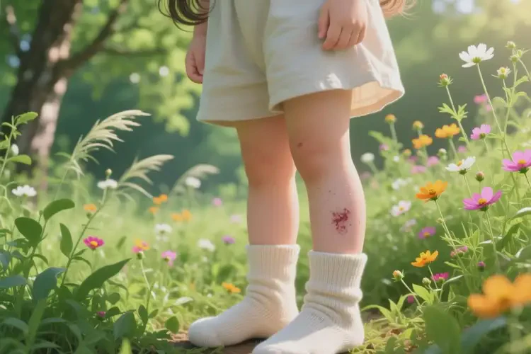 小孩脚上偶尔长湿疹能治好吗(图2)