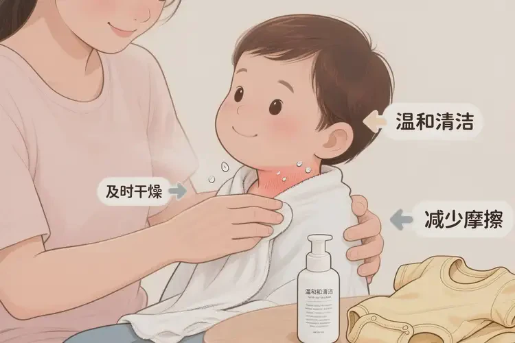 儿童脖子经常长湿疹能治好吗(图3)